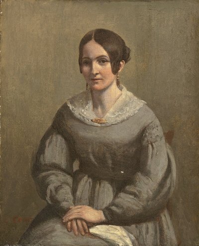 Portræt af en ung kvinde, af George Richmond