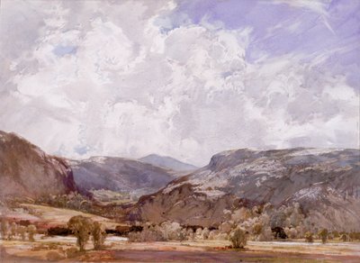 Conway Valley - Middag af George Robert Rushton