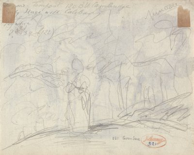 En lille pige i en lund af George Romney