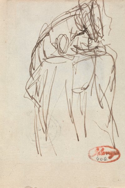 En mand med en hest, muligvis Ward Thomas af George Romney