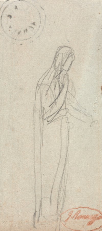 En stående kvindefigur af George Romney