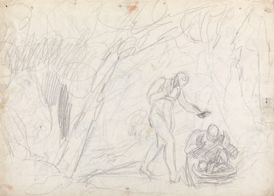 Forladelse og redning af Perdita fra »Vinterens fortælling« af George Romney