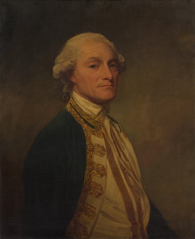 Admiral Sir Chaloner Ogle 1726-1816. af George Romney