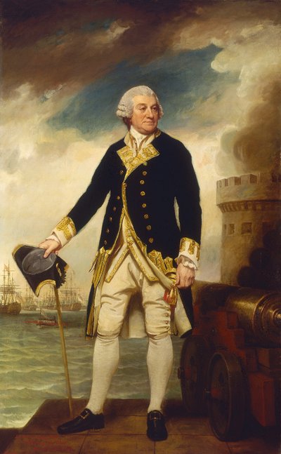 Admiral Sir Francis Geary (1709/10-1796) af George Romney