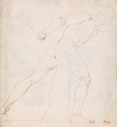 Borghese Gladiator af George Romney