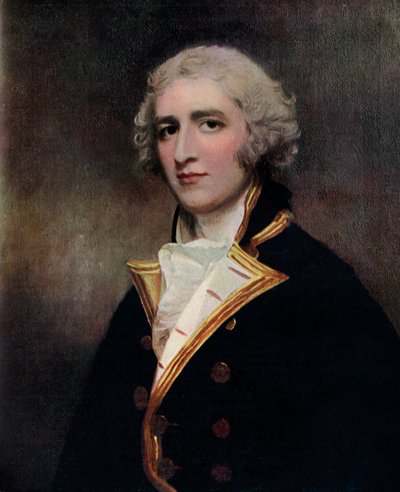 Kaptajn William Bentinck 1764-1813, flådekommandant, 1787-1788 1910. af George Romney