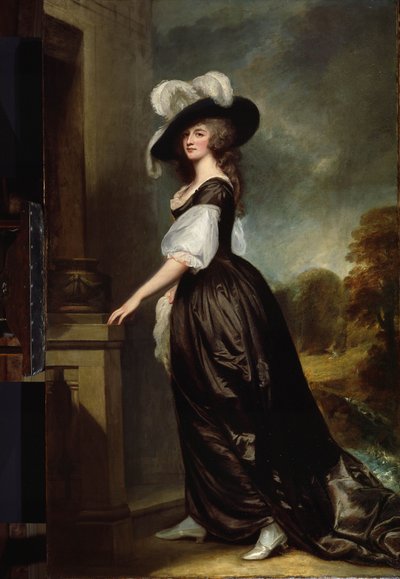Charlotte, Lady Milnes af George Romney