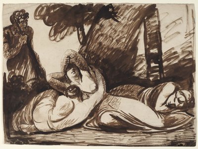 Cimon og Iphigenia: Scene fra Boccaccios »Decameron« af George Romney
