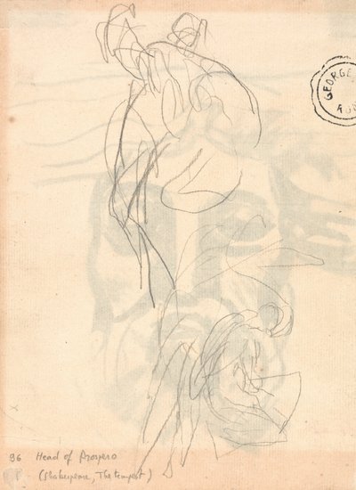 Sløret figur, der springer af George Romney