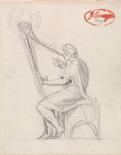 David spiller harpe af George Romney