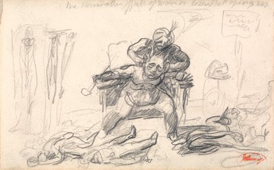 Dæmonherskeren og hans undersåtter: »Krigens elendige følger for John Bull...« af George Romney