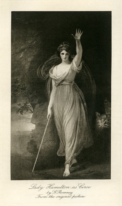 Emma Lady Hamilton af George Romney