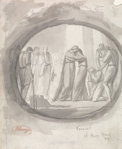 Mary Stuarts afsked af George Romney