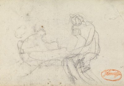 Figur Sammensætningsundersøgelse 13 af George Romney