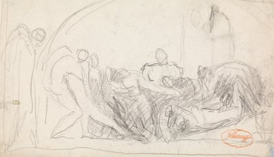 Figur Undersøgelse af sammensætning 22 af George Romney