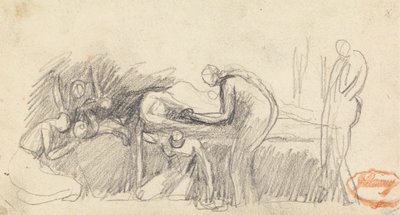 Figursammensætningsundersøgelse 23 af George Romney