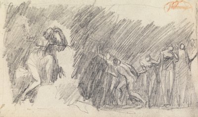 Figur Undersøgelse af sammensætning 5 af George Romney
