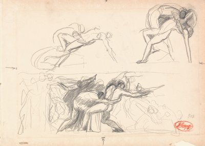 Studie i figurkomposition; Helvede af George Romney