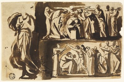 Figurstudier af George Romney