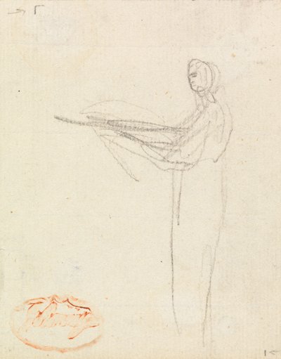 Figurstudie Tolv af George Romney