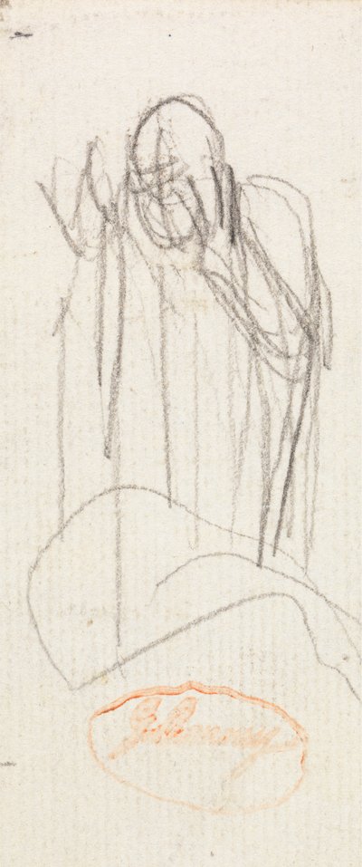 Figurundersøgelse 1 af George Romney