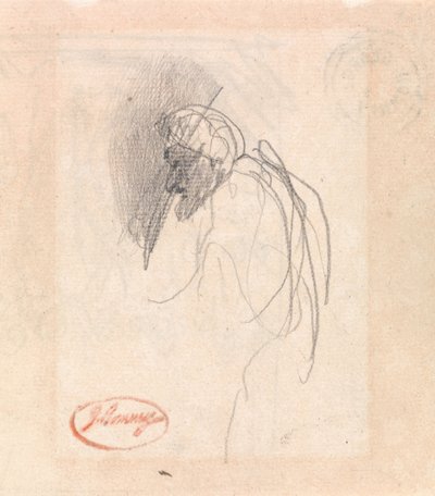 Figur med hovedbeklædning af George Romney