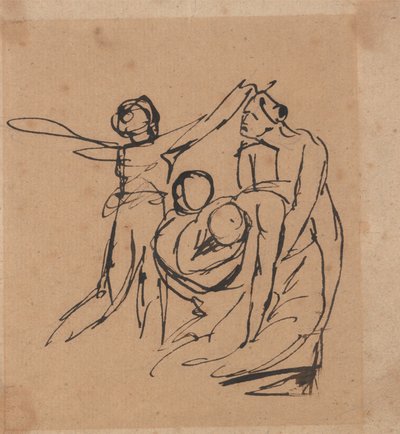 Sorggruppe af George Romney