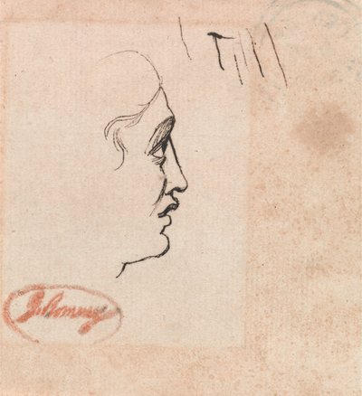 Hovedet på en ung af George Romney