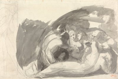 Howard på besøg i et fængsel af George Romney