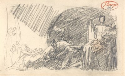 Howard på besøg i et fængsel af George Romney
