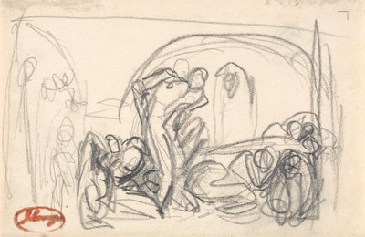 Howard på besøg i et fængsel af George Romney