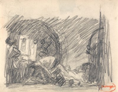 Howard på besøg i et fængsel af George Romney