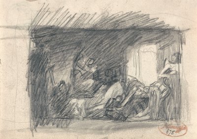 Howard på besøg i et fængsel af George Romney