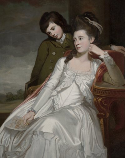 Jane, hertuginde af Gordon og hendes søn, George af George Romney