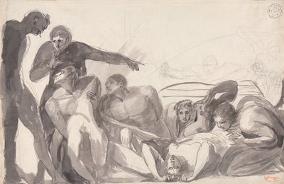 John Howard på besøg i et lazretto af George Romney