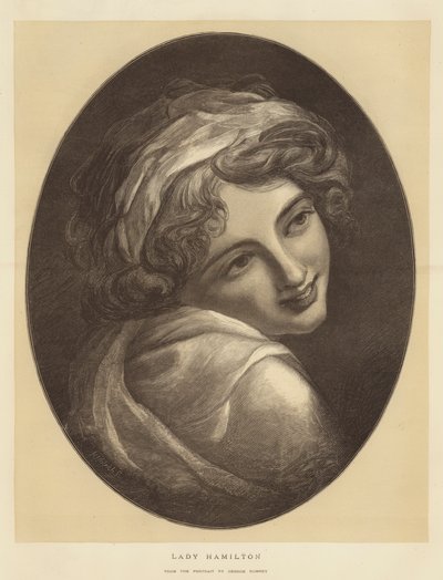 Lady Hamilton af George Romney