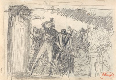 Macbeth: Festmåltidsscenen af George Romney