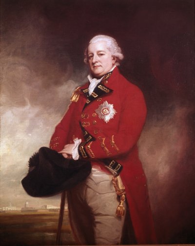 Generalmajor Sir Archibald Campbell af Inverneil og Ross KB, guvernør og øverstkommanderende, Madras, 1790 af George Romney