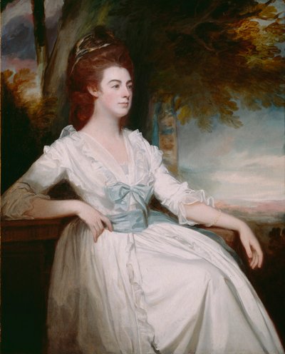 Frøken Clavering af George Romney