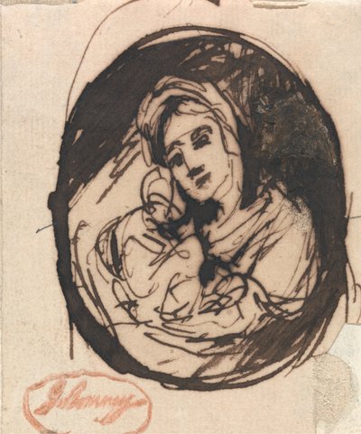 Mor og barn af George Romney