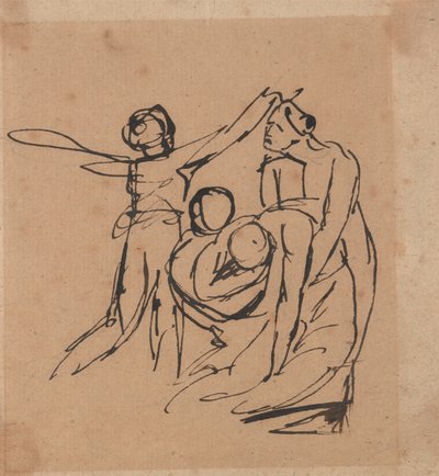 Sorggruppe af George Romney