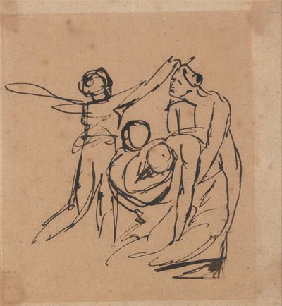 Gruppe af sørgende af George Romney