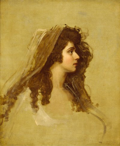 Fru Siddons, c1784 af George Romney