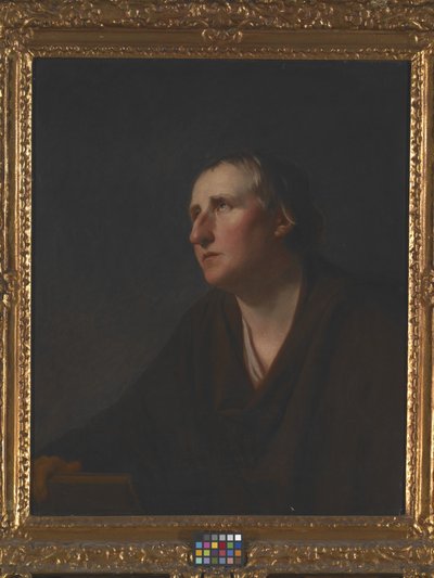 Portræt af pastor Richard Stables (olie på lærred) af George Romney
