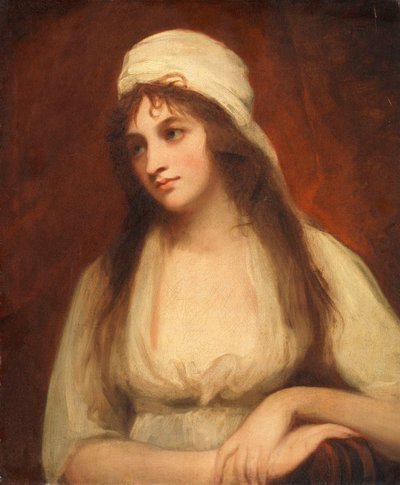 Portræt af Mary Tighe (1747–1791), digter af George Romney
