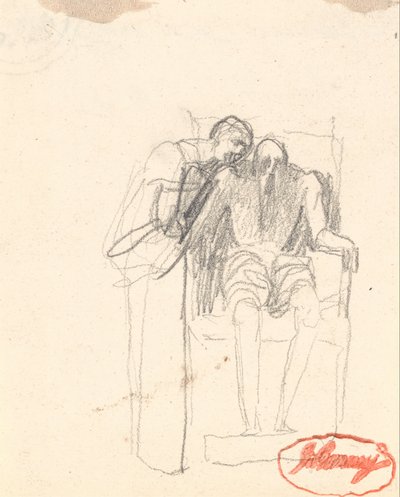 Muligvis to figurer fra "Old Age" af George Romney