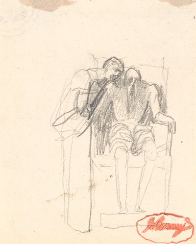 Muligvis to figurer fra »Old Age« af George Romney