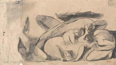 Fængselsscenen af George Romney