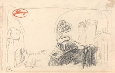 Fængselsscene af George Romney