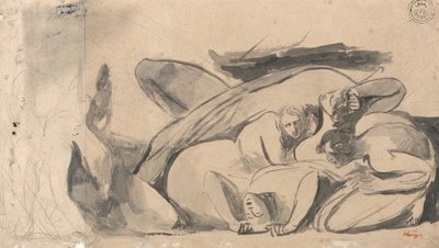 Fængselsscene af George Romney